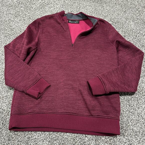 Under Armour Other - Men’s Under Armour Coldgear  Loose Golf 1/4 Quarter Zip Pullover, Medium